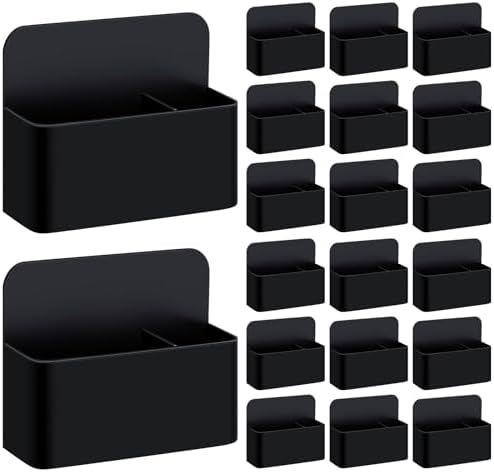 Colarr 20 Pack Magnetic Dry Erase Marker Holder Bulk, Black by Colarr