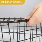 6PK Wire Baskets for Organizing, Baskets for Pantry Organization, Baskets for Snack, Fruits, Cans, Toys, Kitchen Cabinets, Closet Storage - Image 7