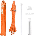 AMMSUN Shade Umbrella, Premium Portable Umbrella with Stand, 6.5ft Lightweight Free Standing Canopy for Sporting Games, Adjustable Instant Sun Protection and Easy to Carry, Orange - Image 6