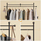 Mondeer 150L Laundry Sorter with Hanging Rack, 3 Compartments, 2 Drawers - Image 5