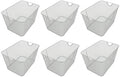 YBM HOME Kitchen Pantry Organizer Wire Basket for Shelves, Cabinets, Pantry, Countertop, Mesh Open Storage Bin Metal Basket for Organizing Food Supplies 14 x 10 x 9, Pack of 6 by YBMHome
