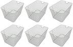 YBM HOME Kitchen Pantry Organizer Wire Basket for Shelves, Cabinets, Pantry, Countertop, Mesh Open Storage Bin Metal Basket for Organizing Food Supplies 14 x 10 x 9, Pack of 6 by YBMHome