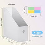 6PCS Scrapbook Paper Storage, Foldable Craft Papers and Supplies Holder - Image 5