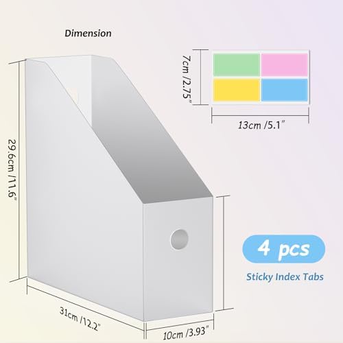 6PCS Scrapbook Paper Storage, Foldable Craft Papers and Supplies Holder - Image 5