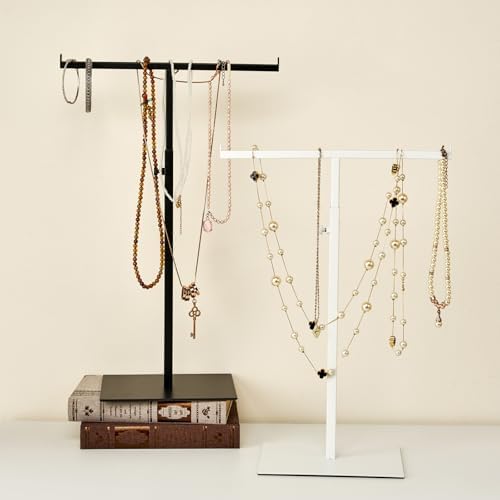 Purse Display Stand, Black 2PCS Jewelry Tower Stainless Steel - Image 4
