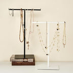 Purse Display Stand, Black 2PCS Jewelry Tower Stainless Steel - Image 4