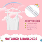 HOUSE DAY Velvet Kids Hangers 120 Pack, Premium Children Hangers for Closet - Image 4