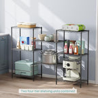 SINGAYE 4 Metal Shelves Wire Shelving Storage Shelf Adjustable Unit Pantry - Image 3