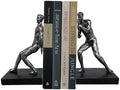 Abstract Sculpture Book Ends Decorative Bookends for Shelves, Modern Figure Bookends for Bookshelf Decor, Decorative Book Stoppers for Home Office Library by Dwelloria