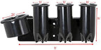 Saloniture Blow Dryer & Hair Iron Holder - Salon Appliance Rack w/Clamp - Image 3