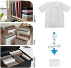 PLIIO 7-Pack Large Filers, Foldable Clothes Organizer - Durable Tshirt Folder - Shirt Folding Organizer for Wardrobe Drawer - Image 3