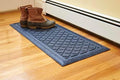 Mats Inc. Artisan Entry Indoor Mats for Entryway, Durable & Easy to Clean Tray for Boots, Anti-Slip & Water-Resistant for Front Room, Made in The USA, 15" x 36", Blue by MatsInc