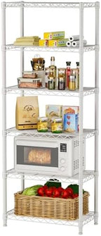 Golpart 6Tier Adjustable Storage Shelves Metal Wire Shelving Standing Shelf by Golpart