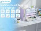 gianotter 5-Tier Desk Organizer with Drawers and File Holders - Image 7