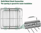 DINDON Pull Out Cabinet Organizer (14" W X 21" D), Cabinet Pull Out Shelves, 2 Tier Pull Out Drawers for Kitchen Cabinets, Wire Basket Slide Out Shelf for Cabinet Organization ​in Kitchen, Pantry - Image 4