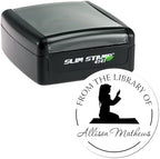 Personalized Portable Pre-Inked Prayer Profile Custom Library Stamp for Imams - Custom Made Library Stamper for Religious Books - Easy to Use - Ideal Gift for Islamic Scholars and Leaders - Image 2