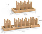 Bamboo Pot and Pan Organizer,Pots and Pans Organizer under Cabinet - Image 4