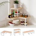 Golener Countertop Shelf, Kitchen Counter Organizer, Adjustable, Stackable by Golener