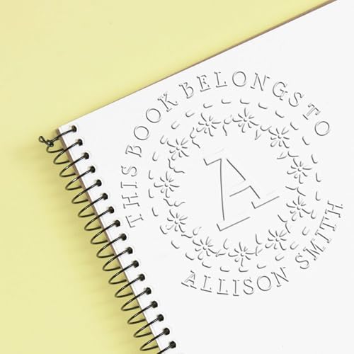 Custom New Home Seal Press - Soft Flowering Monogram Embossing Stamp for Muslim Community Leaders - Personalized Customized New Home Seal Press for Elegant Home Decor and Stationery - Ideal Gift - Image 4