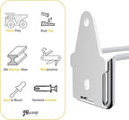 JBscoop 4 Stainless Steel 304 Garage Hooks, Heavy Duty Organizer & Wall Mount Hanger Rack for Tools, Equipment, and More, Rust-Resistant & Durable - Image 5