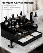 ProCase Cologne Organizer for Men with Drawer, Bathroom Organizer -2 Layer - Image 4