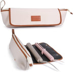 Large Hair Tools Travel Bag with Heat Resistant Mat for Curling Irons, Flat Irons, and Styler Brushes | Protective Organizer for Travel & Home by TRESSIFIC
