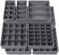 SUREMAX 10-Pack Underwear Organizer for Clothing Underwear, Sock, Bra, Grey by Unknown