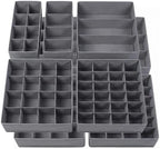 SUREMAX 10-Pack Underwear Organizer for Clothing Underwear, Sock, Bra, Grey by Unknown