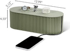 Cable Management Box Large Cable Organizer Box for Power Strips, Surge Protectors, Chargers, Adapters, TV Computer Wires Cable Hider Organizer Box with Cable Ties，Wire Ties - Green - Image 2