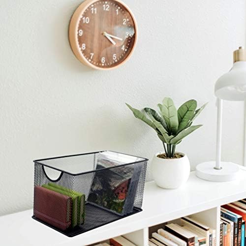 3 Pack Mesh Metal Storage Basket Organizer CD Storage Boxes - Image 6