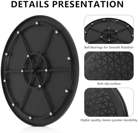 8 Pack 10 Inch Lazy Susan Turntable - Image 3