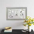 SOFE Rustic Chicken Wire Bulletin Board, Grid Wall Panel 18 × 29" - Image 5