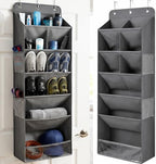 HOMELUX THEORY Hanging Shoe Organizer for Closet, 6-Tier, 120D, Dark Gray by HomeluxTheory