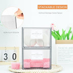 4 Pack Laundry Room Organization Storage Drawers with Labels, Clear Stackable Dryer Sheet Holder and Pod Containers, Detergent Dispenser for Laundry Room Organizing and Decor - Image 4