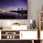 Bamboo Cable Management Box, Large Cord Organizer Box Cable Box to Hide Wires & Power Strips for Desktop Storage Cord Holder for Office Home,No Assembley Required - Image 5
