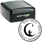 Custom Pre-Inked Crescent Prayers Return Address Stamp - Personalized Mail Stamper for Muslim Families, Custom Made Mail Stamper, Ideal for Eid & Ramadan Greetings, 1-5/8 Size, Easy to Use - Image 2