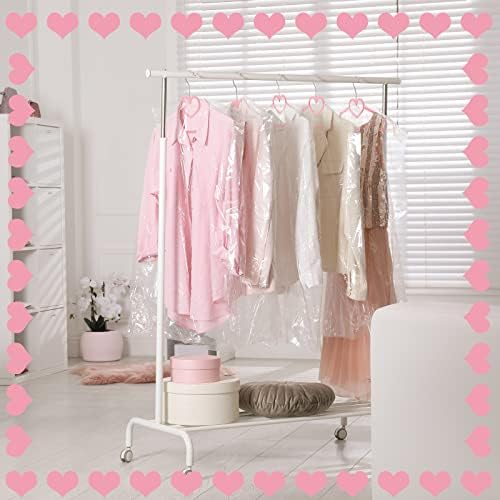 Qunclay 50 Pcs Heart Hangers with 360 Degree Swivel Hook - Image 6