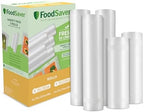 FoodSaver Custom Length Vacuum Sealer Bags Multipack, 5 Count Rolls for Airtight Food Storage and Sous Vide - Compatible with FoodSaver, 8 (2 Pack) and 11 (3 Pack) by FoodSaver