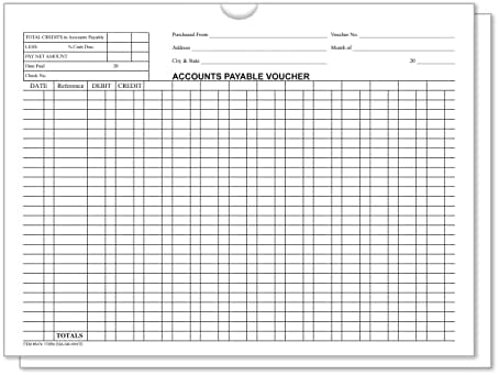Accounts Payable Voucher Envelopes (White) by FLYWHEEL