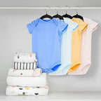 Utopia Home Kids Velvet Hanger 150 Pack – 11" Premium Baby Hangers - Black - Image 5