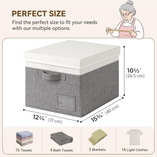 GRANNY SAYS Storage Bins with Lids, Decorative Storage Boxes with Lids - Image 6