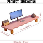 Monitor Stand Riser, Computer pink Monitor Riser, Laptop Monitor Stand - Image 5
