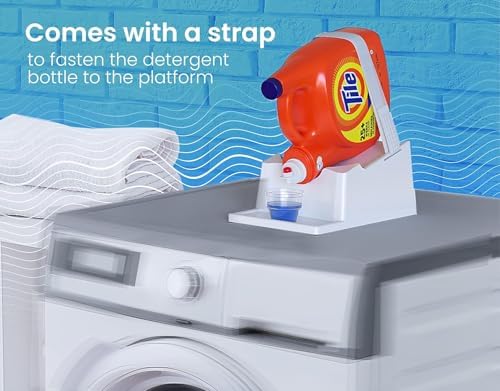 Skywin Liquid Laundry Detergent Dispenser Holder with Drip Tray - 2 Pack - Image 3