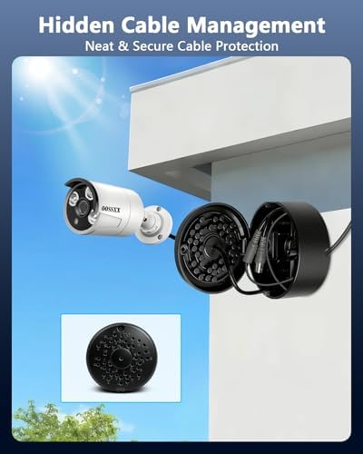 ABS Plastic Security Camera Junction Box Camera Bracket Outdoor, 8Pack - Image 4