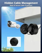 ABS Plastic Security Camera Junction Box Camera Bracket Outdoor, 8Pack - Image 4