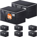 Fabspace Heavy Duty Moving Bags, 125L Collapsible Storage Totes, 8-Pack by Fabspace