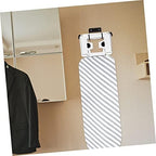 2sets Ironing Board Wall Mount Hanger Double Hook Hangers Easy Install Space-Saving Wall Decor for Home - Image 2