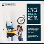 StoreYourBoard Garage Wall Shelf, 2x2 ft, Holds 200 lb, 2 Pack - Image 3