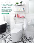 susunnus Over The Toilet Storage 3 Tier,Stainless Steel,for Toilet,Bathroom - Image 4