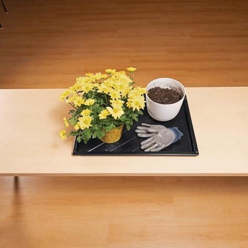 PIG Multifunctional Easy to Clean Tray | Boot Shoe Tray | Garden Work Tray | Car Oil Drip Tray | Indoor or Outdoor Use | 17" W x 24" L x 1" H | 1.46 Gallon Sump Capacity | 12 Count | PM50846-1109 - Image 3